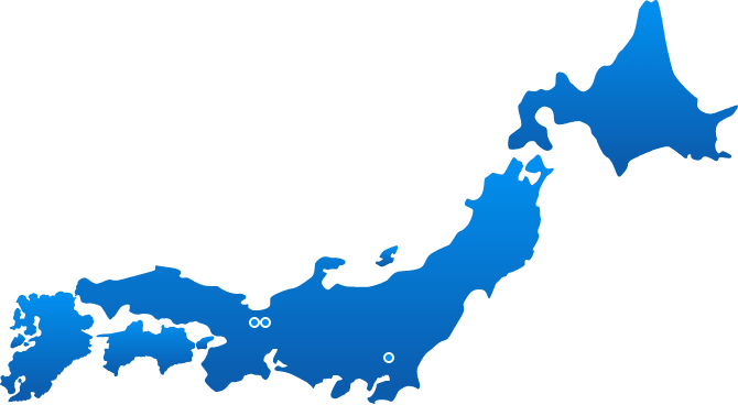 工場・加工センター所在地マップ