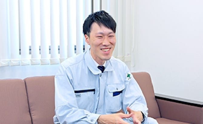 インタビュー中のUさん